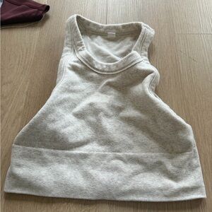 Alo Women's Cream sports bra